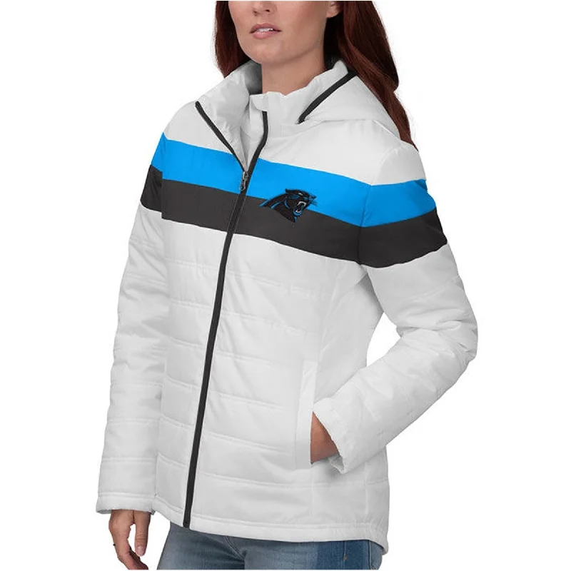 G-Iii Sports Womens Carolina Panthers Puffer Jacket