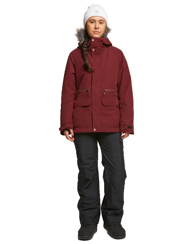 PLUS SIZE - WILDER JACKET - WINDSOR WINE