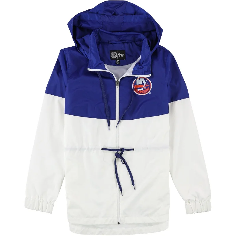 G-III Sports Womens New York Islanders Jacket, White, Small