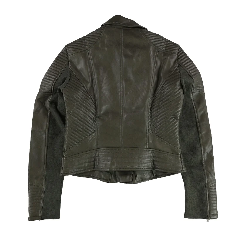 Bar Iii Womens Quilted Moto Jacket