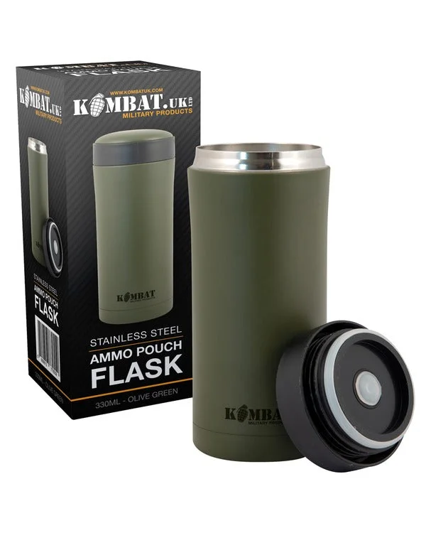 Ammo Pouch Flask Green Camo