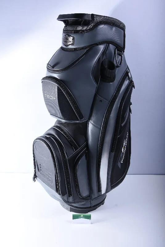 Powakaddy Premium Tech Cart Bag / 14-Way Divider / Grey & Black