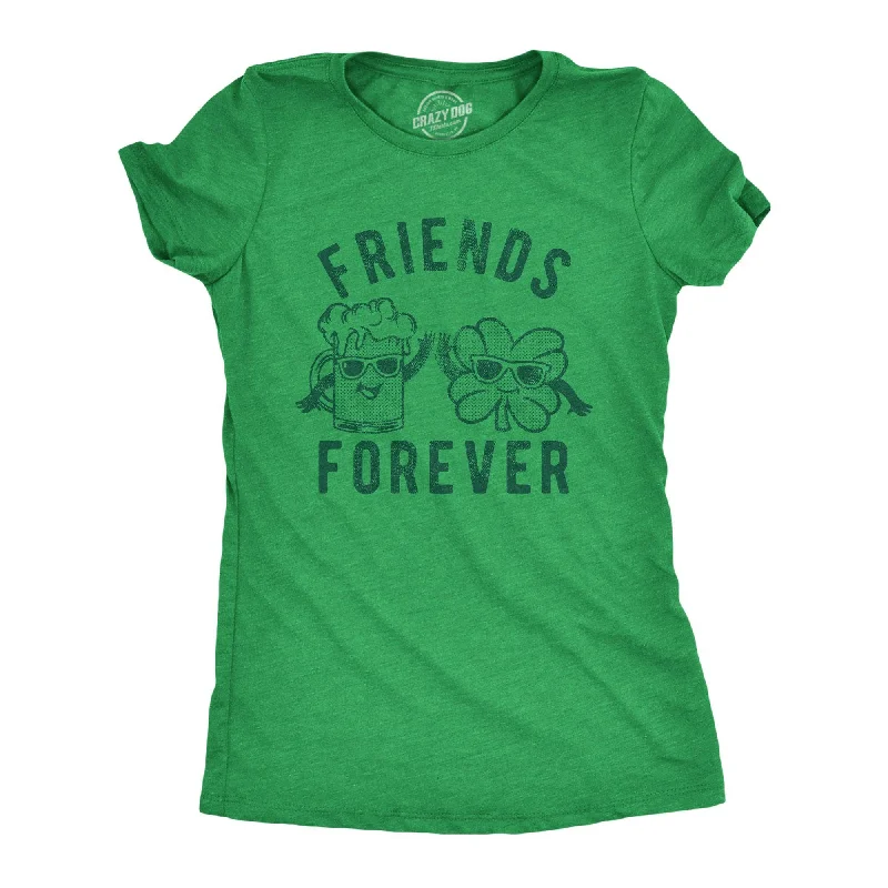 Friends Forever Beer And Clover Women's T Shirt