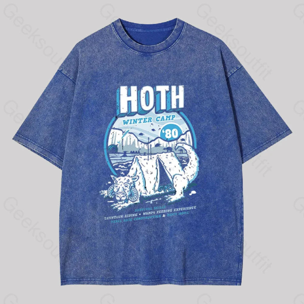 Hoth Winter Camp Washed T-shirt