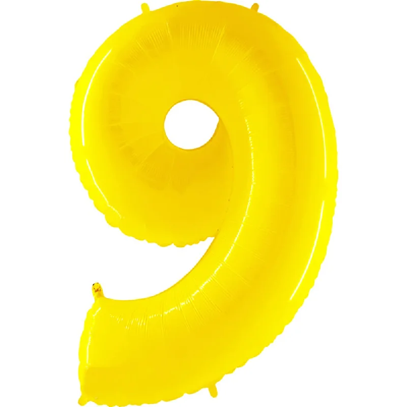 40 inch NUMBER 9 - YELLOW