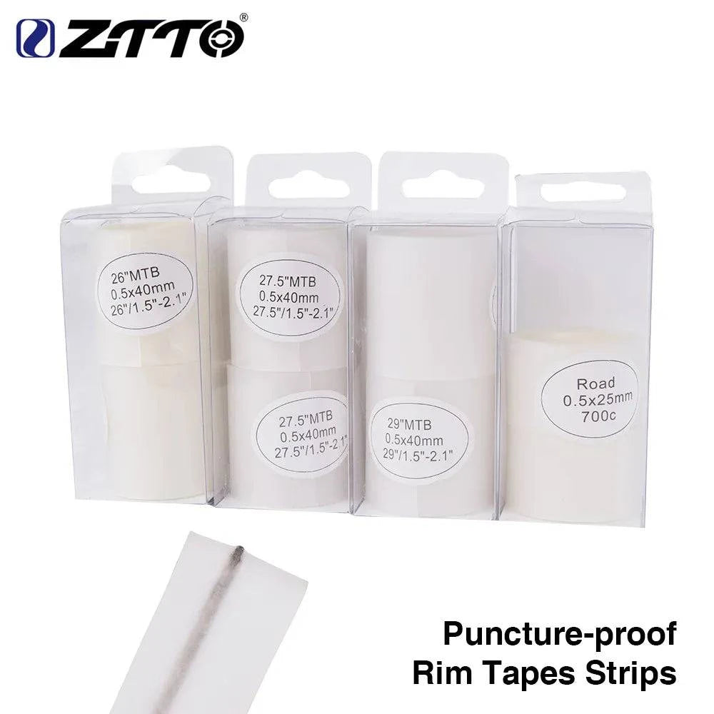 ZTTO 2pcs Mountain Road Bike Puncture-proof Rim Tapes Strips For 26 27.5 29 Inch Inner Tube Tyre 650B 700c Protection Pads