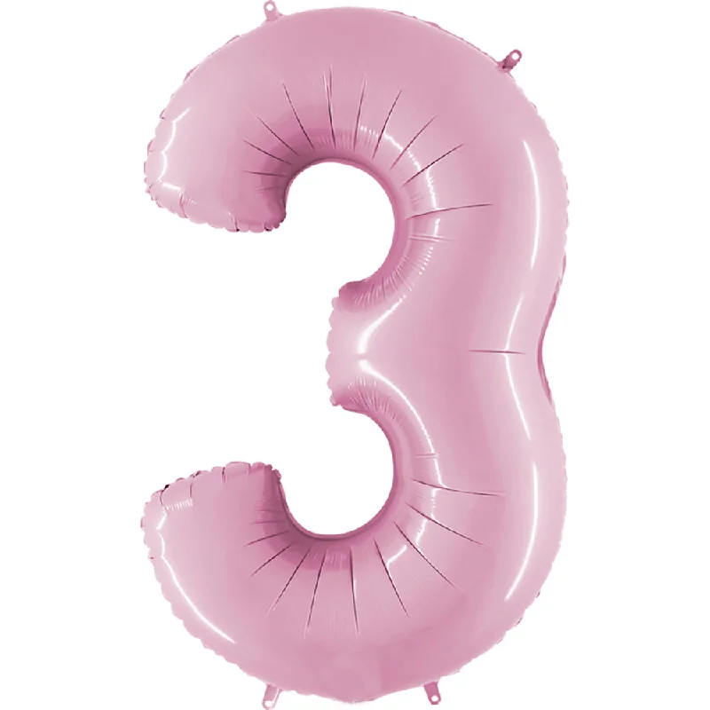 40 inch NUMBER 3 - PINK