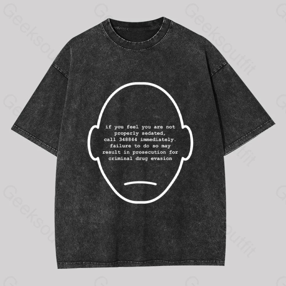 THX 138 Criminal Drug Evasion Washed T-shirt