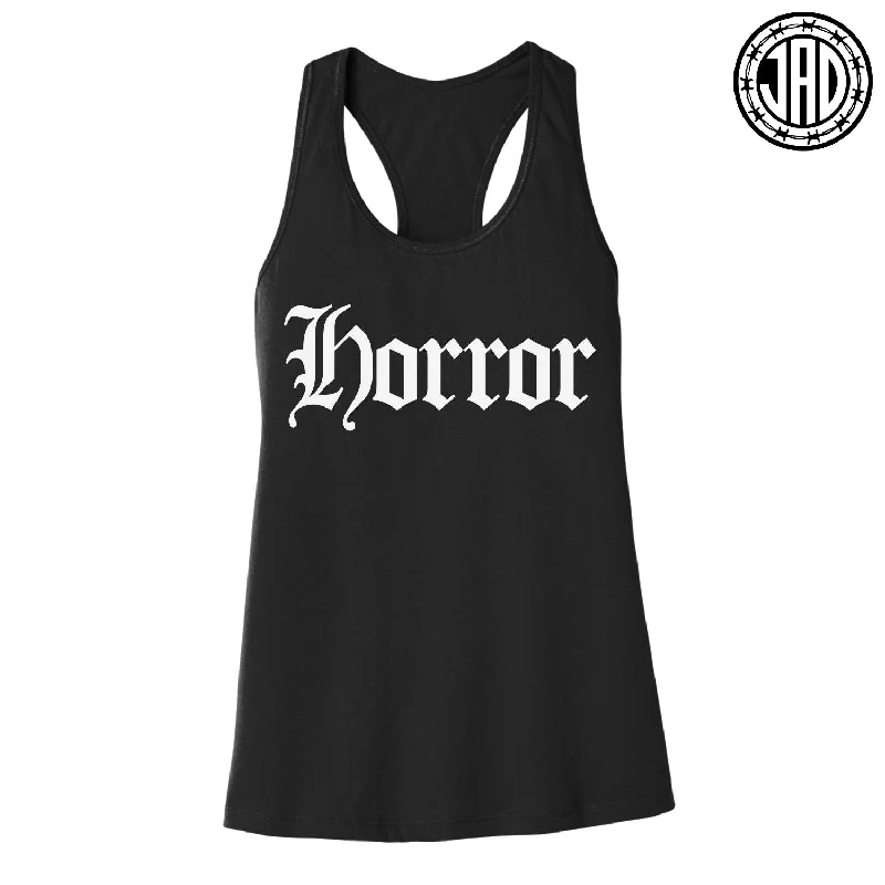 Horror Old E - Women's Racerback Tank