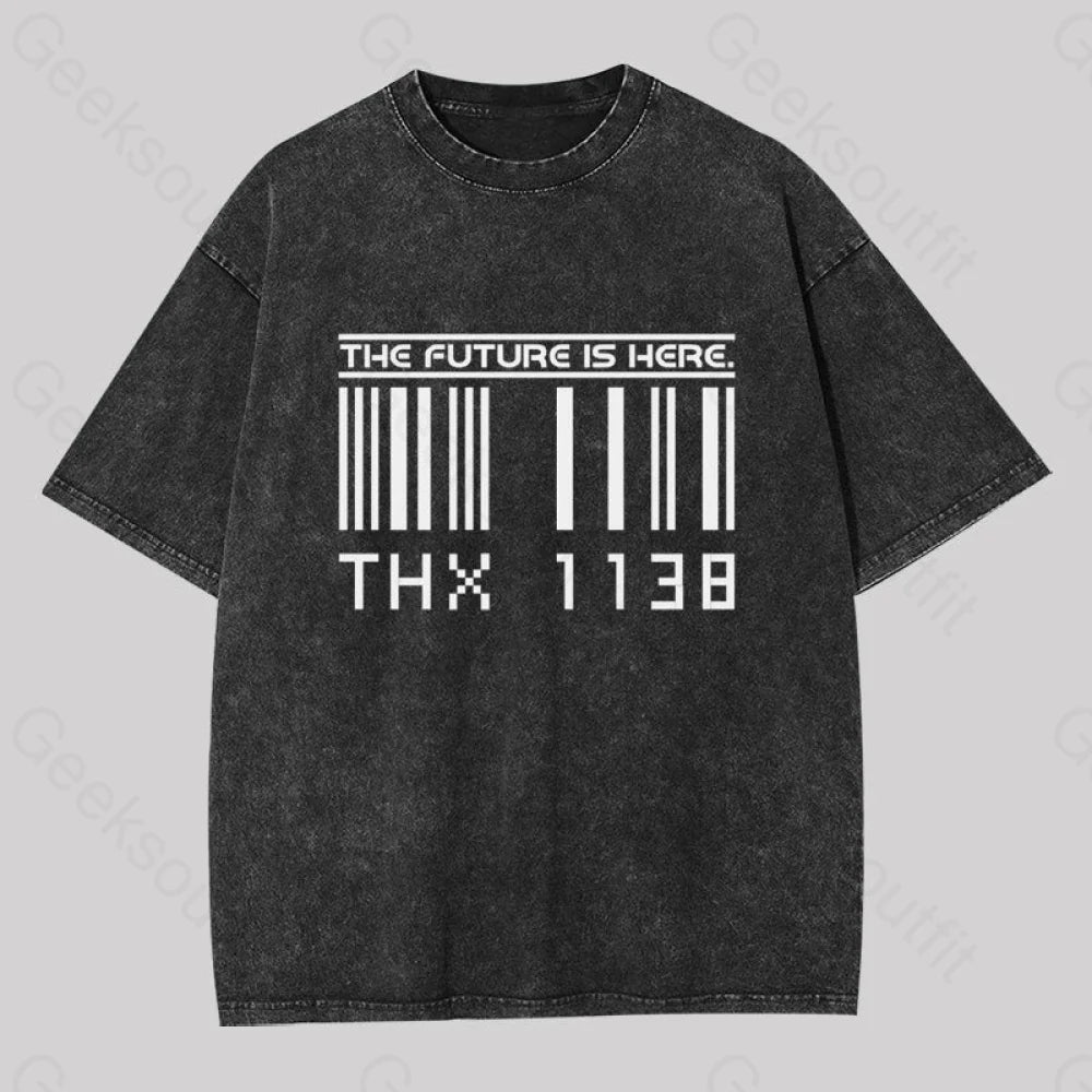 THX 1138 Funny Washed T-shirt