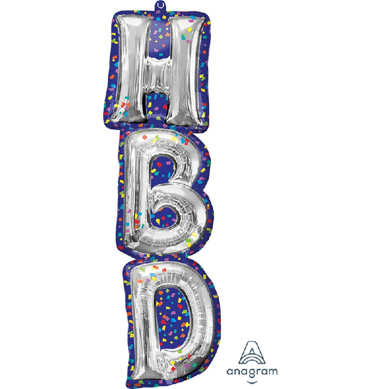 38 inch HAPPY BIRTHDAY BALLOON LETTERS