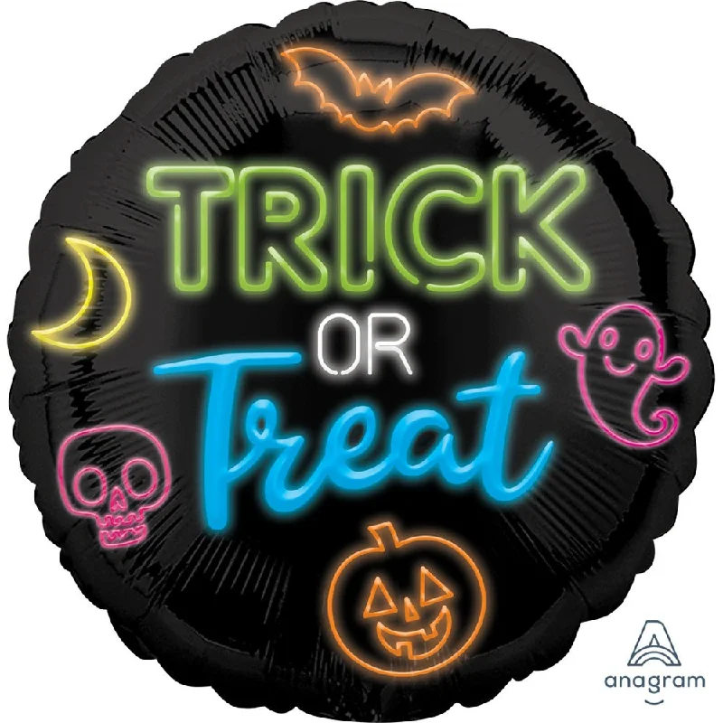 17 inch NEON TRICK OR TREAT