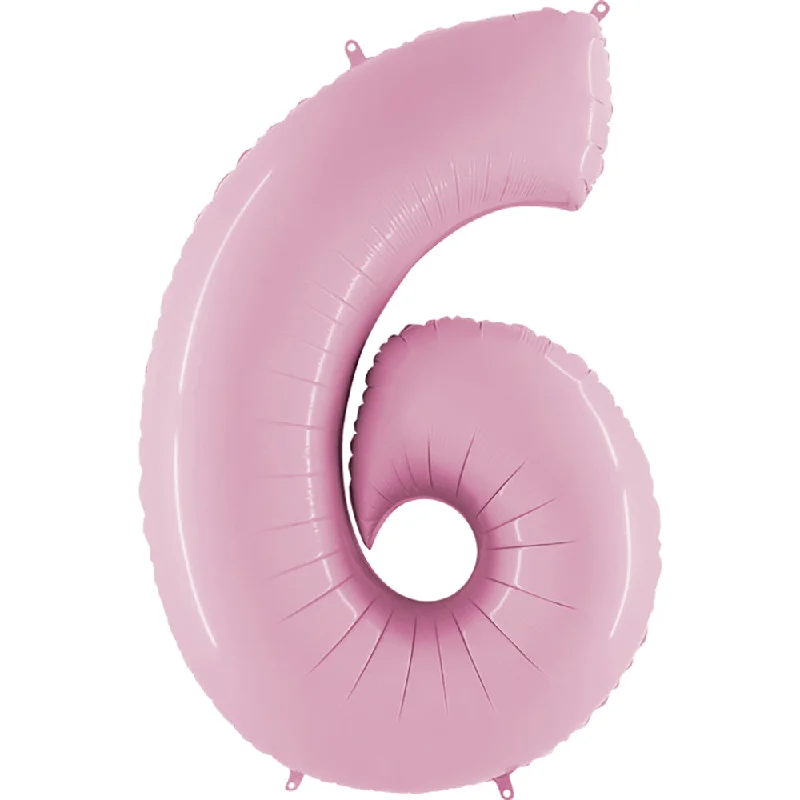 40 inch NUMBER 6 - PINK