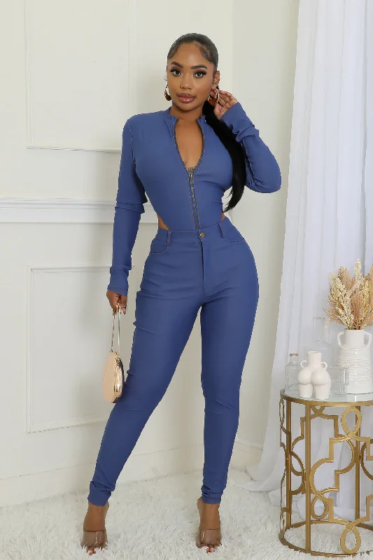 Did It Again Bodysuit Pant Set