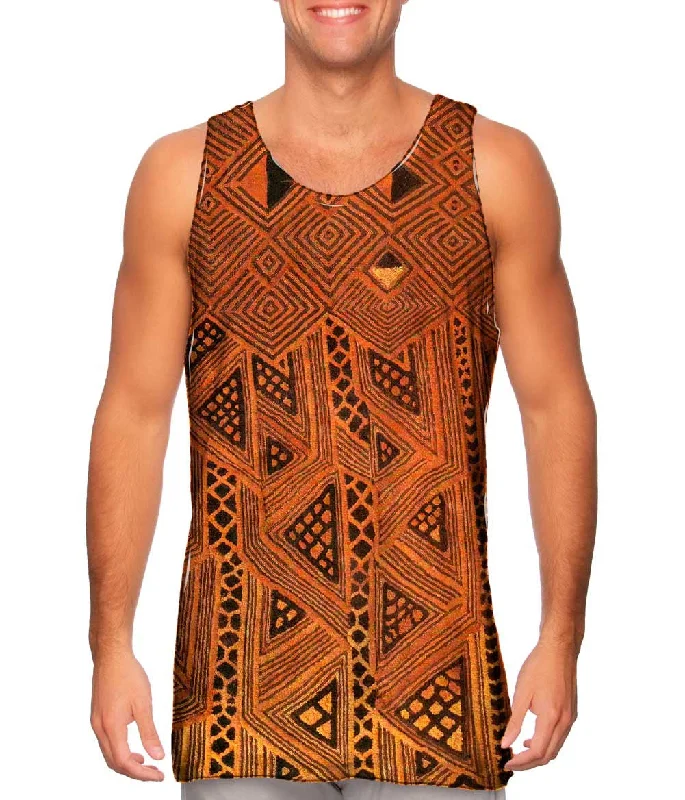 African Tribal Kuba Cloth Triangles