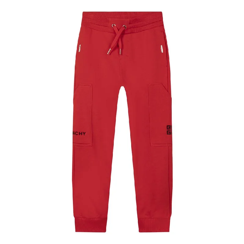 Red Logo Sweatpants