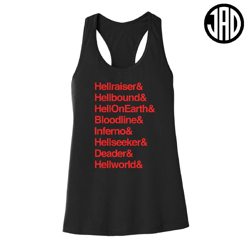 Hell 8 - Women's Racerback Tank