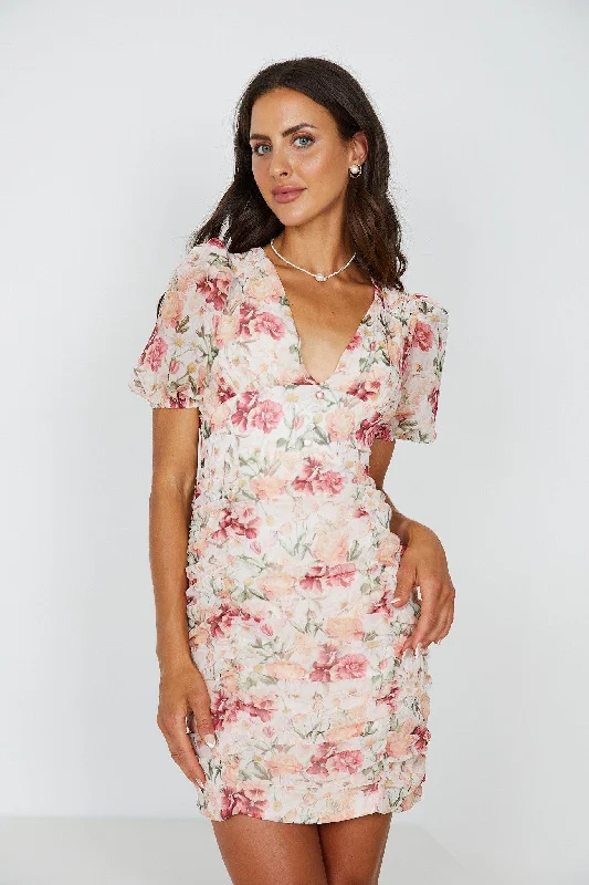 Ernesta Dress - Pink Floral