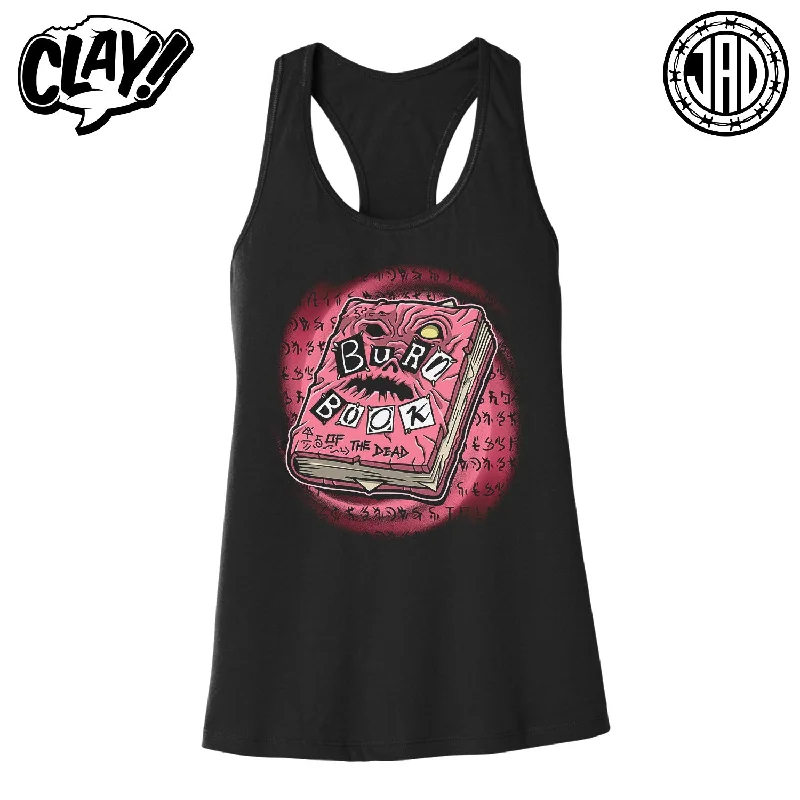 Burn Book Of The Dead - Women's Racerback Tank