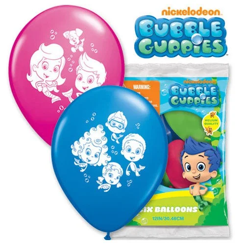 12 inch BUBBLE GUPPIES (6 PK)