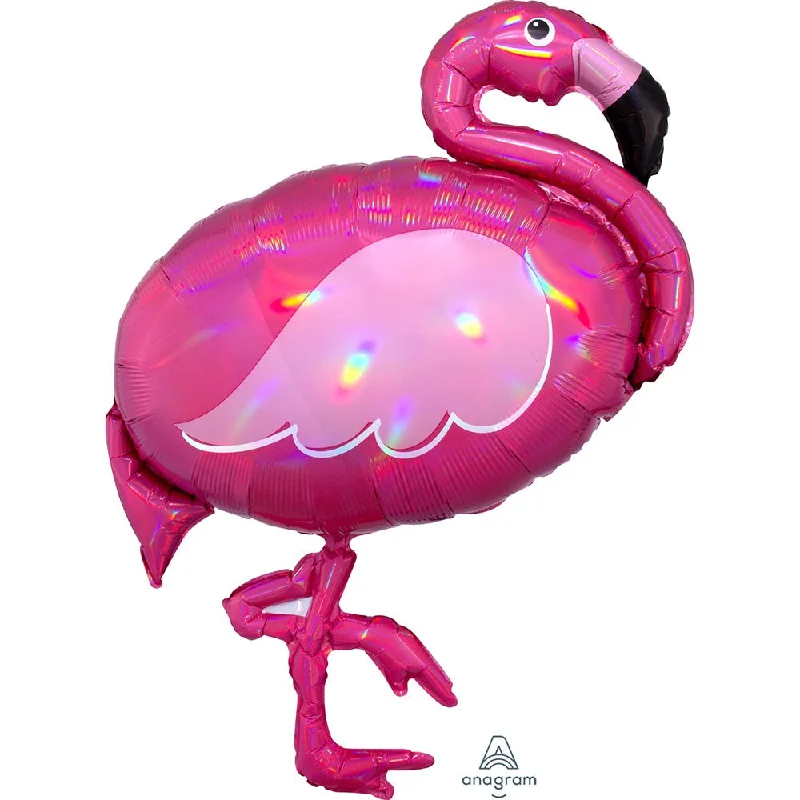 33 inch IRIDESCENT PINK FLAMINGO