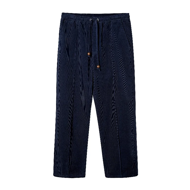 Easy-Going Pants (Navy Corduroy)