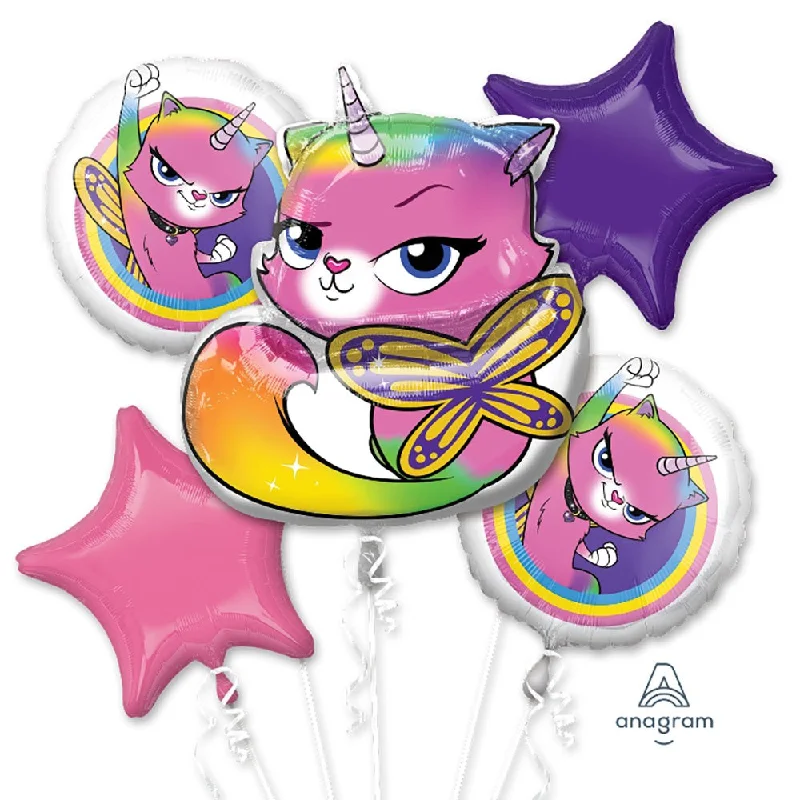 RAINBOW BUTTERFLY UNICORN KITTY BOUQUET