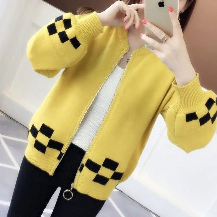 New Arrival Fashionable Pink Lady Open Front Elegant Short Cardigan Sweater