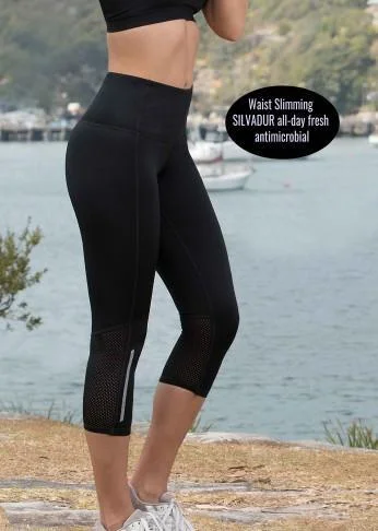 Yoga Pants Antimicrobial Crop