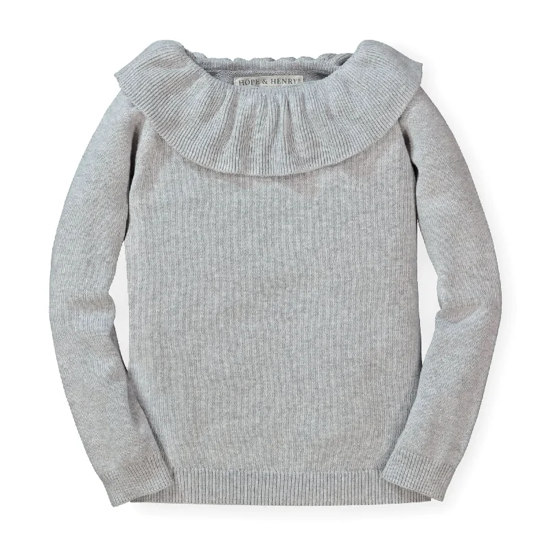 Organic Ruffle Collar Sweater - Baby