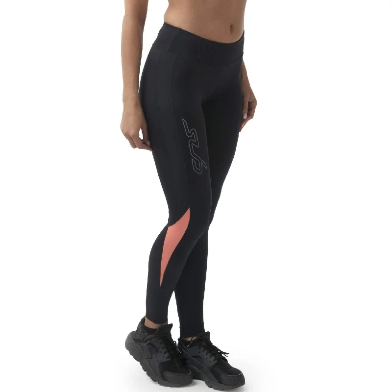 Sub Sports Dual 2.0 Womens Compression Running Tights - Black