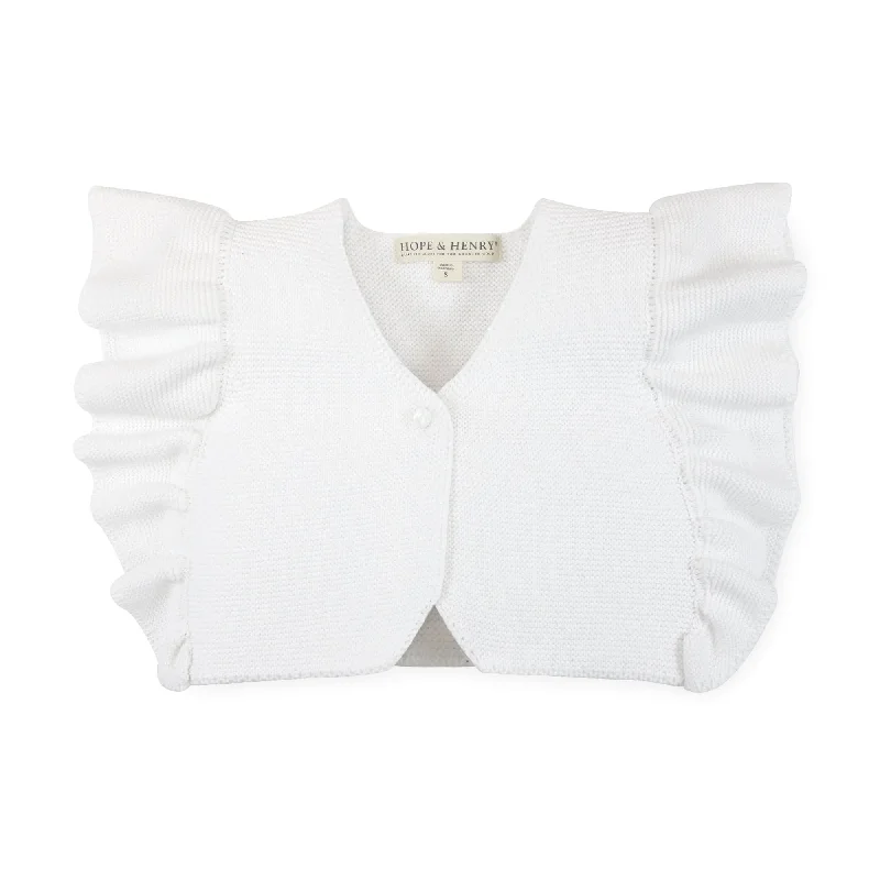 Ruffle Sleeve Sweater Vest - Baby