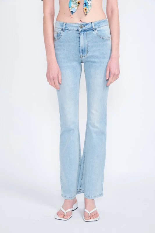 Emory Park High Waisted Wide Leg Denim Jeans