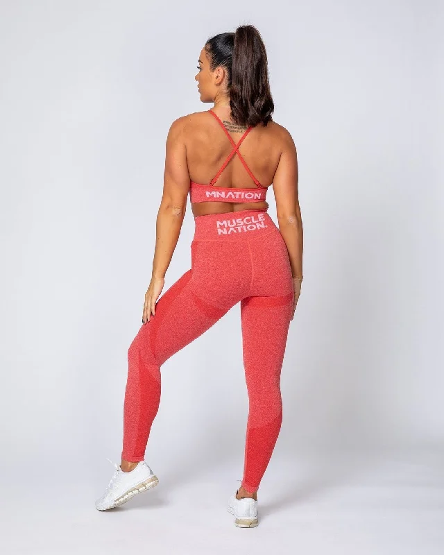 Shape Up Seamless Full Length Leggings - Poppy Marl