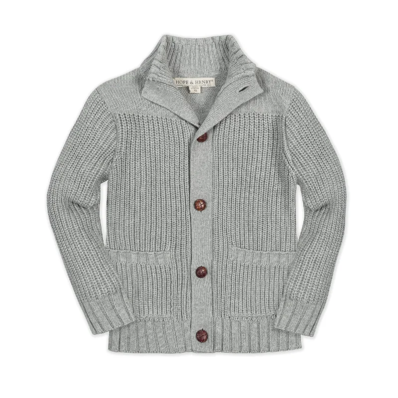 Organic Mock Neck Cardigan - Baby