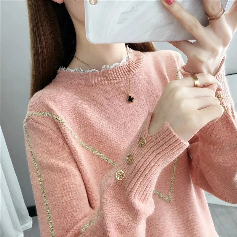 Turtleneck Sweater Women 2022 Autumn Winter Long Sleeve Pullovers Sweaters Female Knitted Tops Jumper Ladies Casual