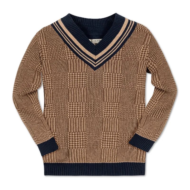 Organic Intarsia Cricket Sweater - Baby