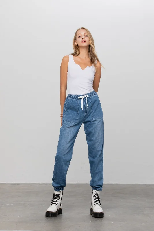 Home Alone Denim Jogger Pants